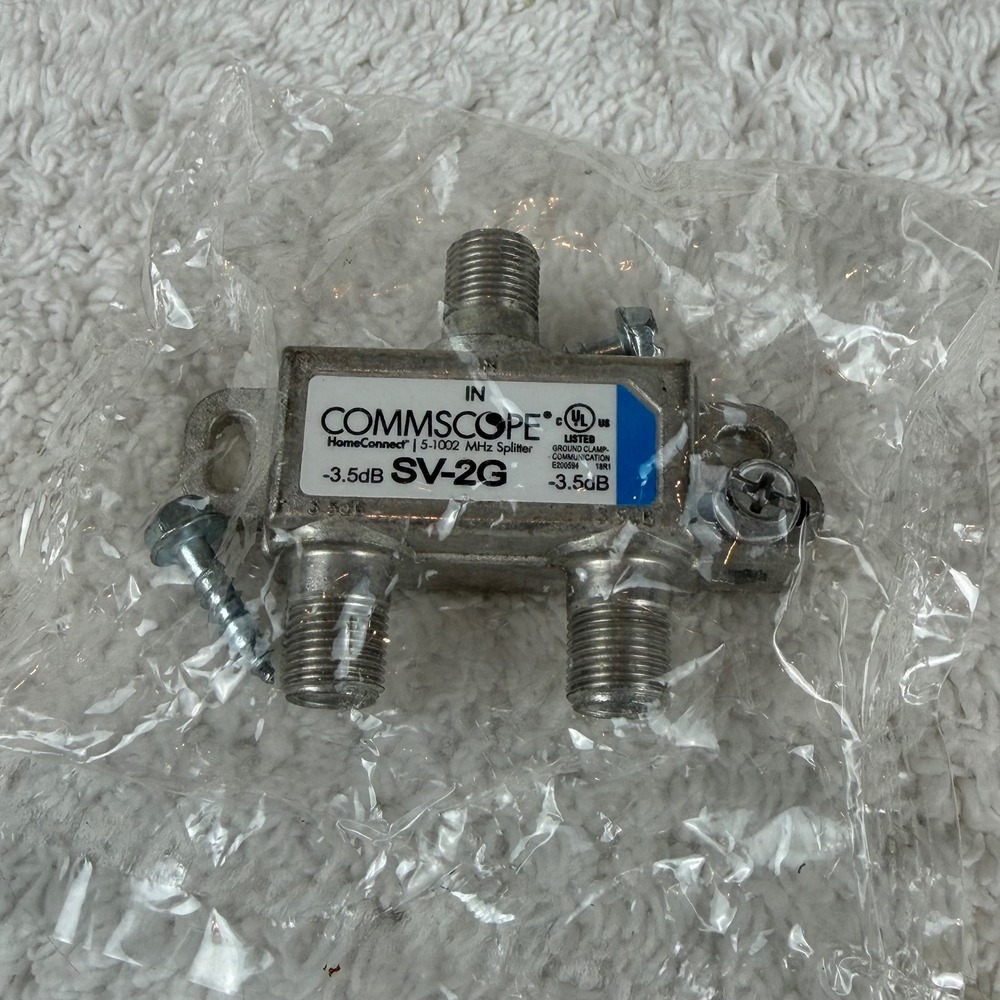 CommScope HomeConnect SV-2G 2-Way Coaxial Cable Splitter 5-1002 MHz New